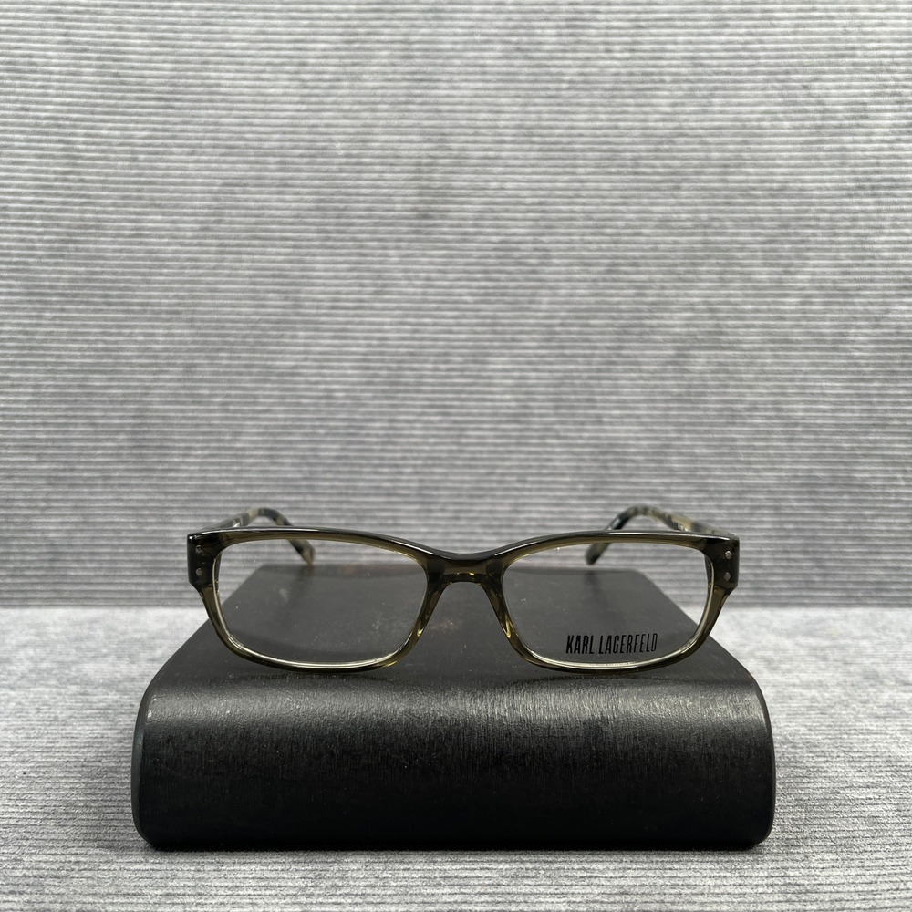 Karl Lagerfeld KL763 036 Tortoise Rectangular Y2k Eyeglasses Frames 52-17-135